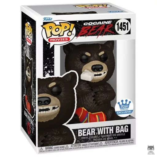 Figurine Funko POP Ours avec Sac (Cocaine Bear)