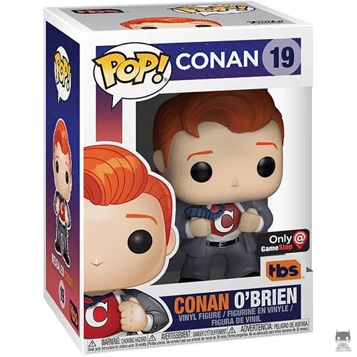 Figurine Funko POP Conan O'Brien en Superhero (GameStop)
