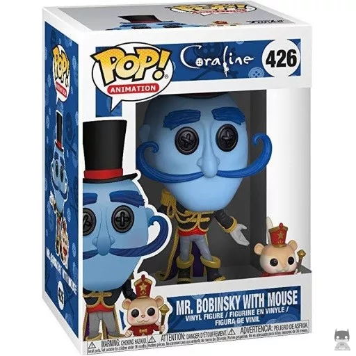 Figurine Funko POP Mr. Bobinsky avec Souris (Coraline)