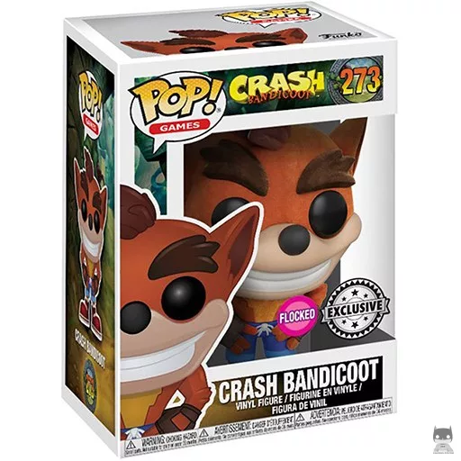 Figurine Funko POP Crash Bandicoot (Flocked) (Flocked)