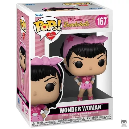Figurine Funko POP Wonder Woman (Cancer du Sein) (With Purpose)
