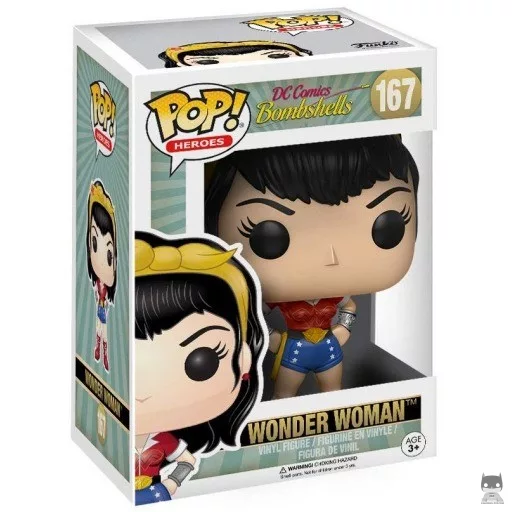 Figurine Funko POP Wonder Woman (Chase & Sepia) (DC Comics : Bombshells)
