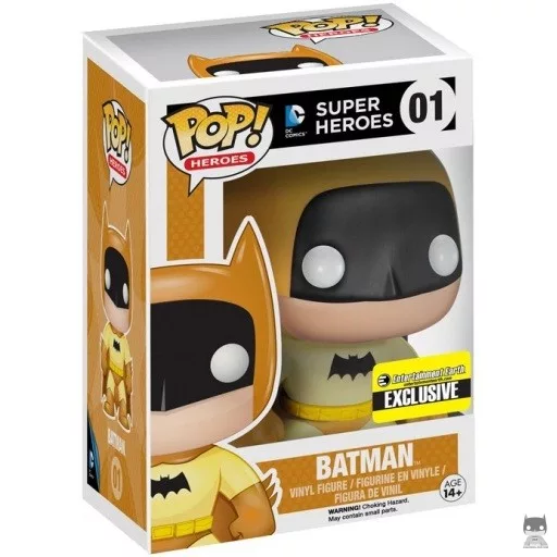 Figurine Funko POP Batman (Jaune) (DC Super Heroes)
