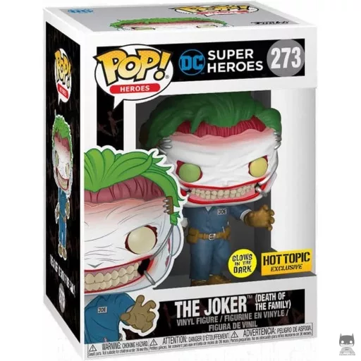 Figurine Funko POP Joker (Le Deuil de la Famille) (Glow in the Dark) (Hot Topic)