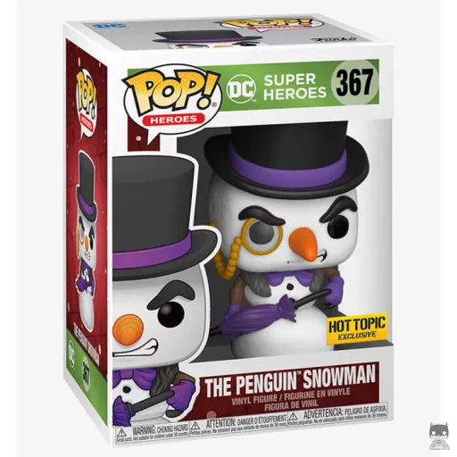 Figurine Funko POP Le Pingouin en bonhomme de neige (DC Super Heroes)
