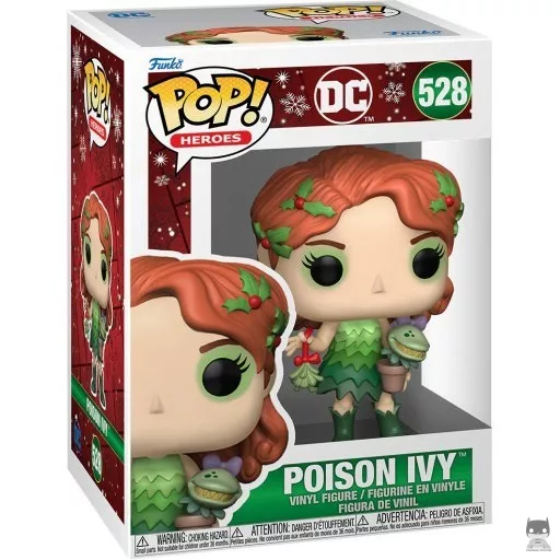 Figurine Funko POP Poison Ivy avec Mistletoe (Noël) (DC Super Heroes)