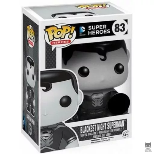 Figurine Funko POP Blackest Night Superman (Noir & Blanc) (Exclusive)