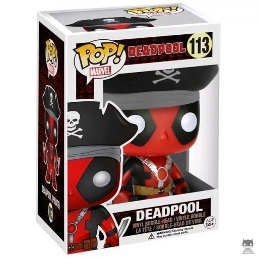 Figurine Funko POP Deadpool avec Chapeau Pirate (Hot Topic)