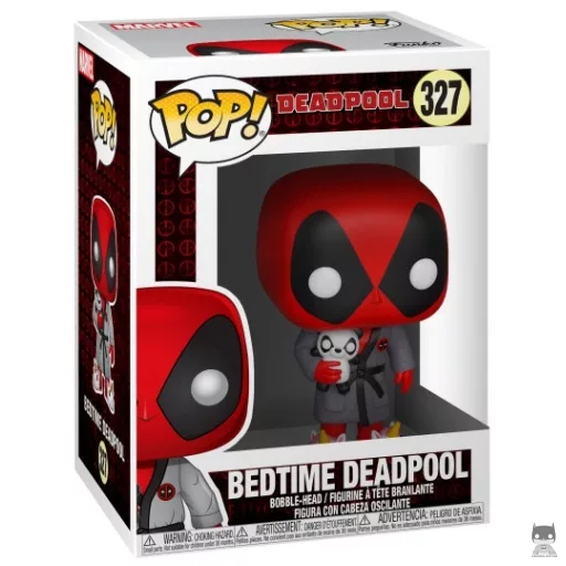 Figurine Funko POP Deadpool en Robe de Chambre (Bobble head)