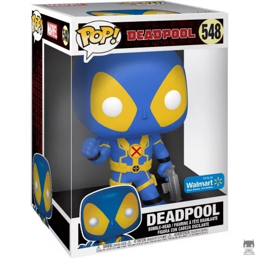 Figurine Funko POP Deadpool (Bleu & Jaune) (Supersized) (Walmart)