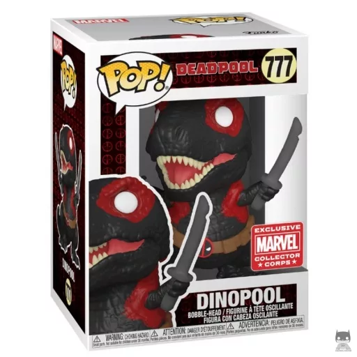 Figurine Funko POP Dinopool (Noir) (Color variant)