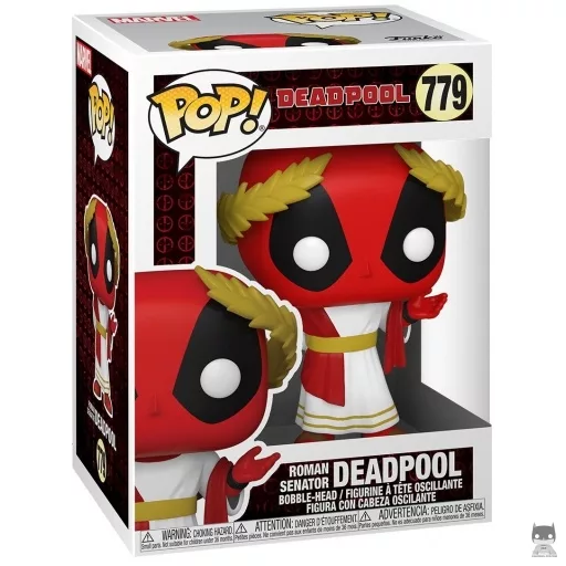 Figurine Funko POP Deadpool Sénateur Romain (Bobble head)