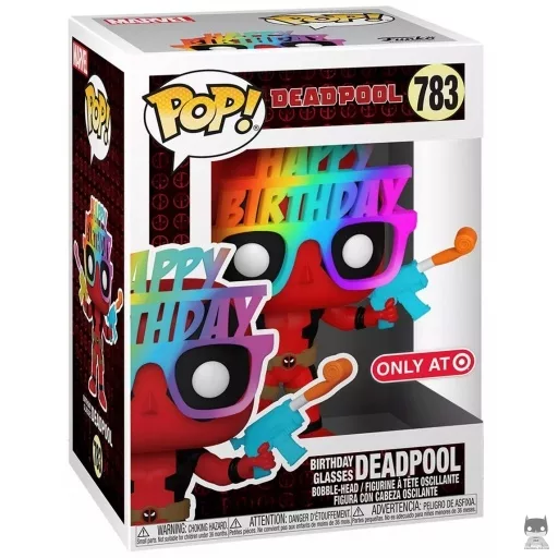 Figurine Funko POP Deadpool Lunettes d'Anniversaire (Deadpool)