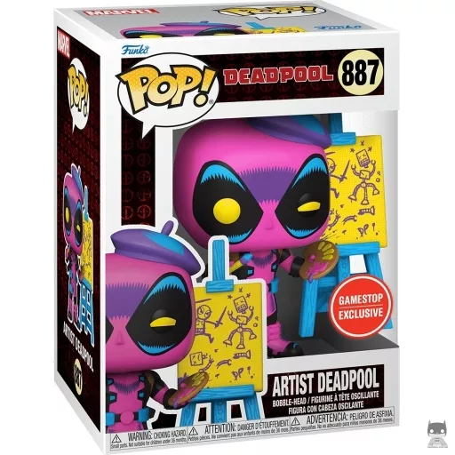 Figurine Funko POP Deadpool Artiste (Blacklight) (Deadpool)