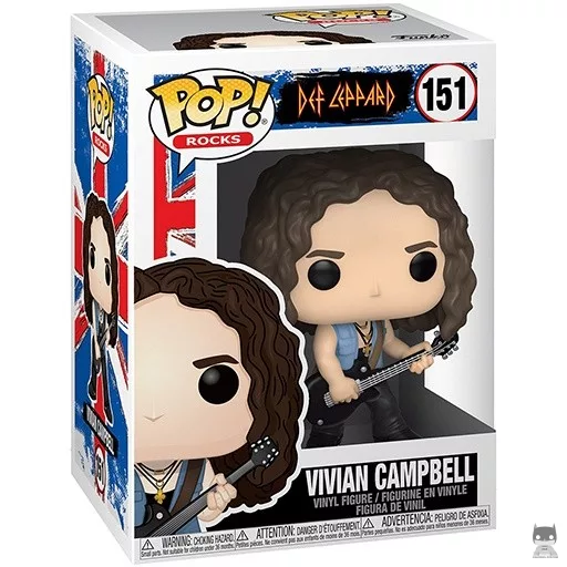 Figurine Funko POP Vivan Campbell (Vivian Campbell)