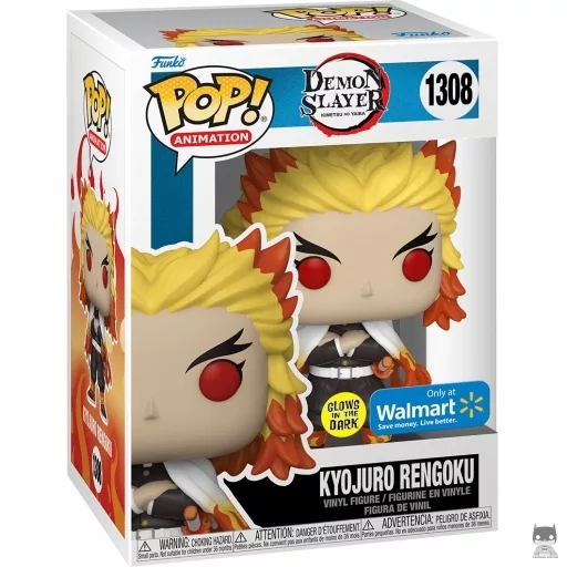 Figurine Funko POP Kyojuro Rengoku (Glow in the Dark) (Walmart)