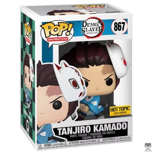 Figurine Funko POP Tanjiro Kamado avec masque (Demon Slayer)