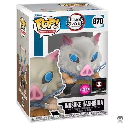 Figurine Funko POP Inosuke Hashibira (Flocked) (Demon Slayer)