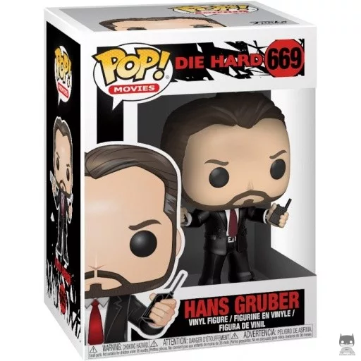 Figurine Funko POP Hans Gruber avec Pistolet (Die Hard)