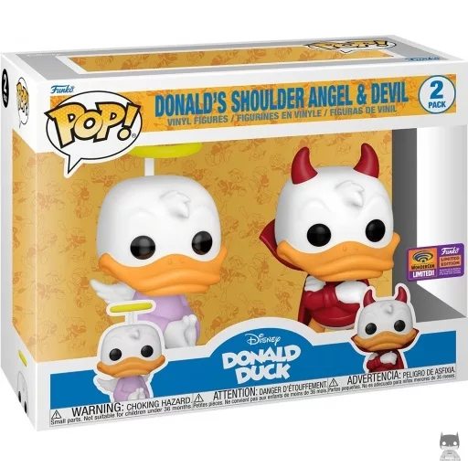 Figurine Funko POP Ange & Diable des épaules de Donald (Exclusive)