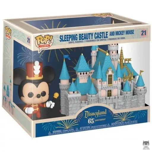 Figurine Funko POP Château de la Belle au Bois Dormant & Mickey Mouse (Disneyland 65ème Anniversaire)
