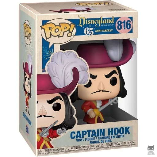 Figurine Funko POP Capitaine Crochet (Disneyland 65ème Anniversaire)