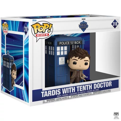 Figurine Funko POP Tardis avec le Dixième Docteur (Doctor Who)
