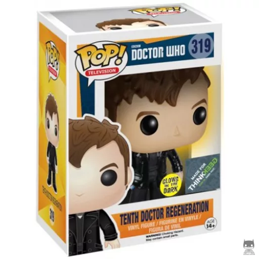 Figurine Funko POP 10ème Docteur (Regéneration) (Glow in the Dark) (Glow in the Dark)