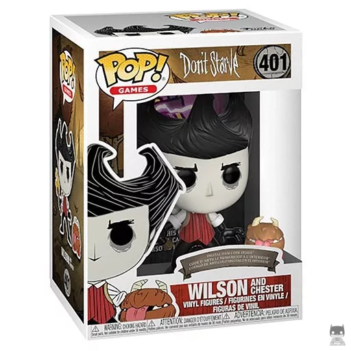 Figurine Funko POP Wilson avec Chester (Don't Starve)