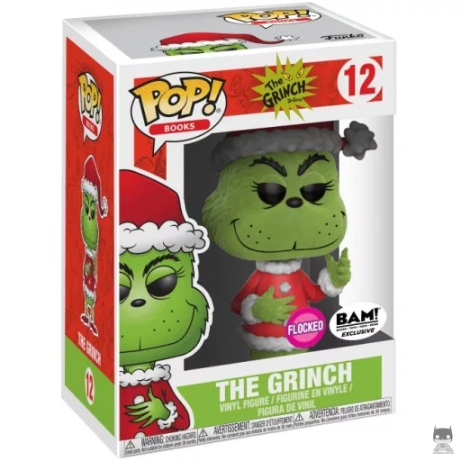 Figurine Funko POP Le Grinch en Père Noël (Flocked) (Dr. Seuss)