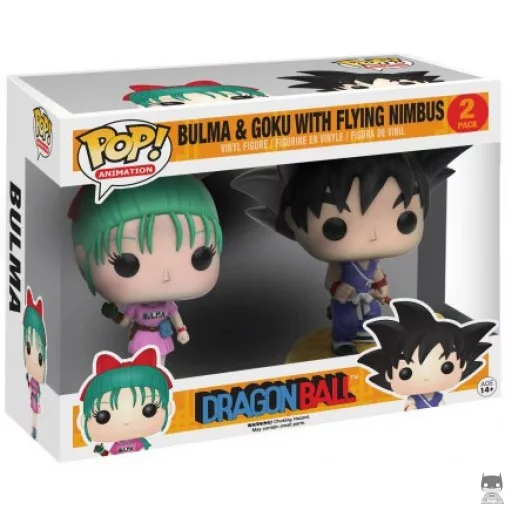 Figurine Funko POP Bulma & Goku avec Nuage Magique (Pop! Vinyl)