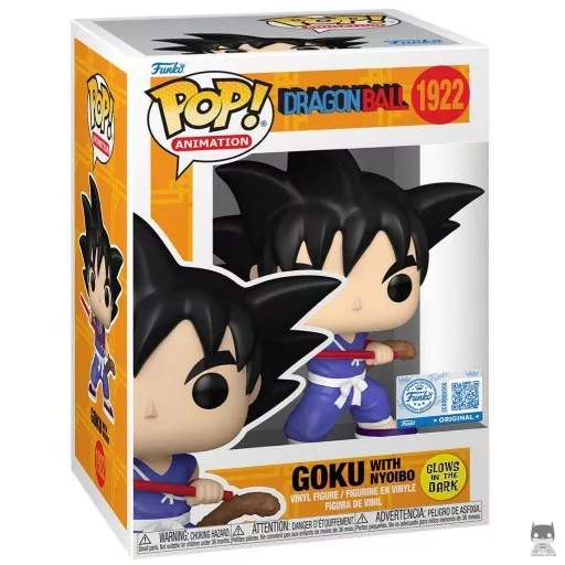 Figurine Funko POP Goku avec Baton Magique (Glow in the Dark) (Glow in the Dark)