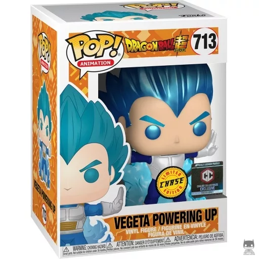 Figurine Funko POP Vegeta Mise sous Tension (Chase & Metallic) (Metallic)