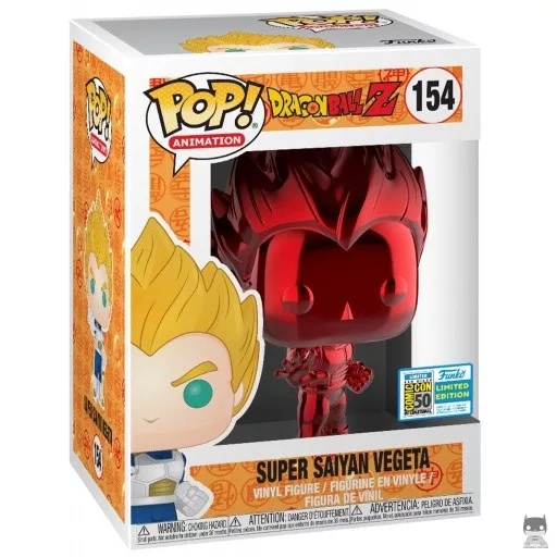 Figurine Funko POP Super Saiyan Vegeta (Chrome Rouge) (Dragon Ball Z (DBZ))