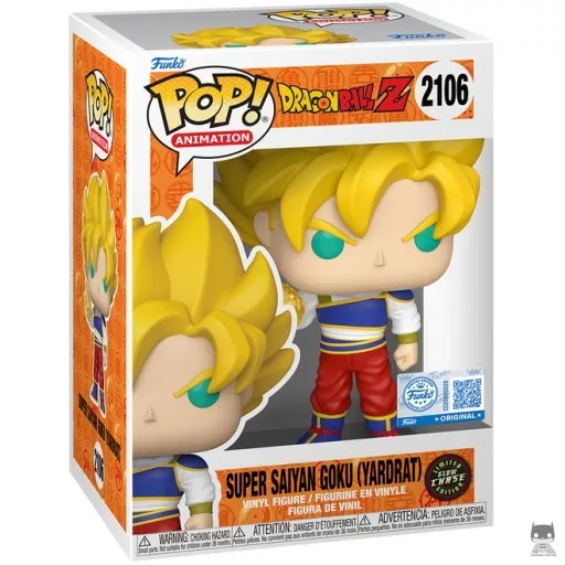 Figurine Funko POP Goku Super Saiyan (Yardrat) (Chase & Glow in the Dark) (Glow in the Dark)