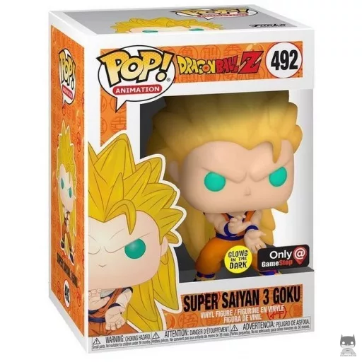 Figurine Funko POP Super Saiyan 3 Goku (Glow in the Dark) (GameStop)