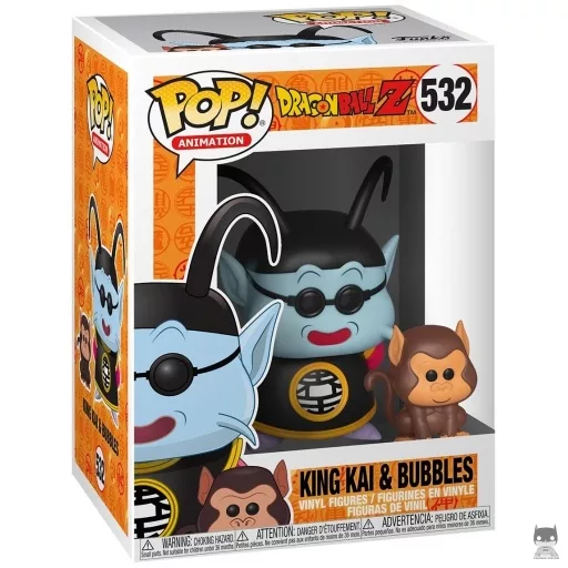 Figurine Funko POP Maître Kaio & Bubbles (Dragon Ball Z (DBZ))