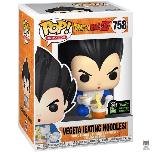 Figurine Funko POP Vegeta Mangeant des Nouilles (Dragon Ball Z (DBZ))