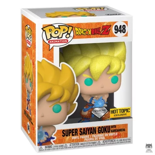 Figurine Funko POP Super Saiyan Goku avec Kamehameha (Diamond Glitter) (Glitter)