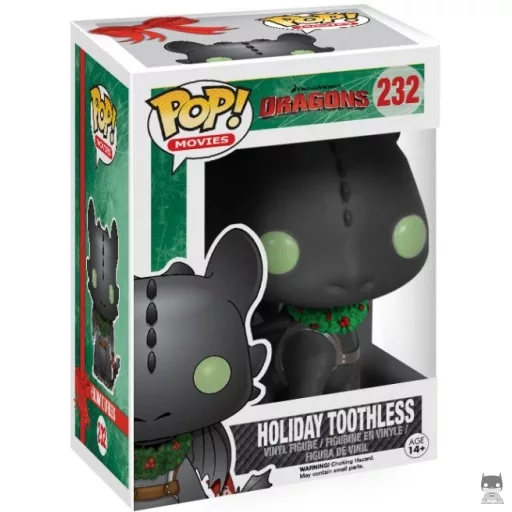 Figurine Funko POP Krokmou (Noël) (Dragons)
