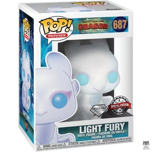 Figurine Funko POP Light Fury (Glitter) (Dragons)