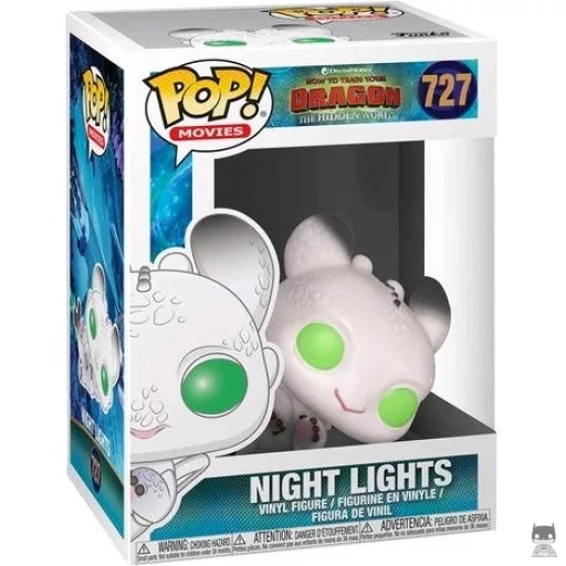 Figurine Funko POP Night Lights (Blanc) (Dragons)