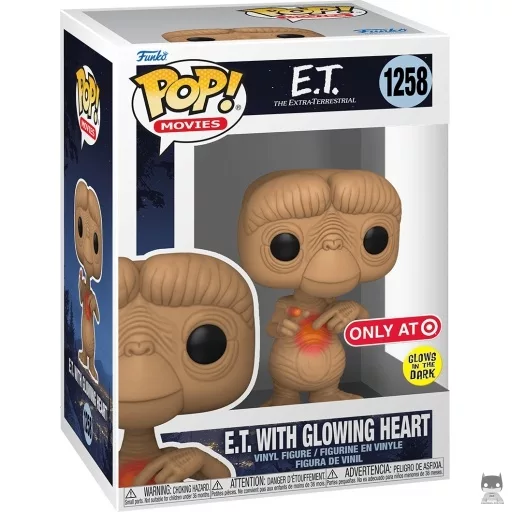 Figurine Funko POP E.T. avec Cœur rayonnant (E.T. l'extra-terrestre)