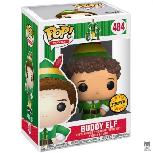 Figurine Funko POP Buddy Elf avec Jack-in-the-Box (Chase) (Elfe)