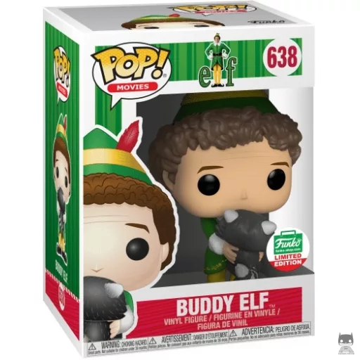 Figurine Funko POP Buddy Elf avec Raton Laveur (Funko Shop)