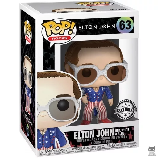 Figurine Funko POP Elton John (USA) (Glitter) (Pop! Vinyl)
