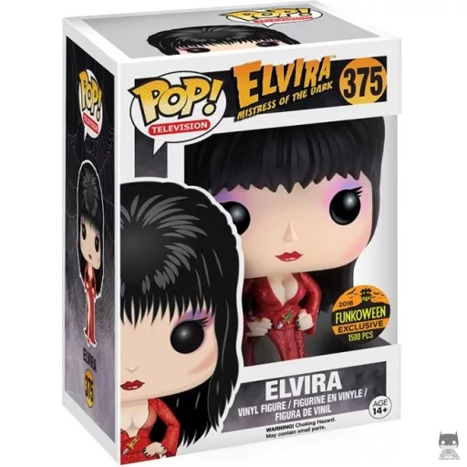 Figurine Funko POP Elvira Maîtresse des Ténèbres (Rouge) (Color variant)
