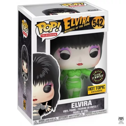 Figurine Funko POP Elvira Maîtresse des Ténèbres en momie (Chase) (Glow in the Dark)
