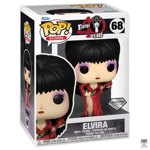 Figurine Funko POP Elvira Maîtresse des Ténèbres (Diamond Glitter) (Pop! Vinyl)