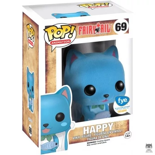 Figurine Funko POP Happy (Flocked) (Fairy Tail)
